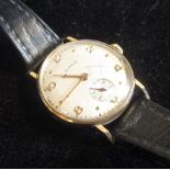 A Cyma gold cased ladies wristwatch