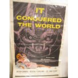 "It Conquered the World", a film poster by Albert Kallis