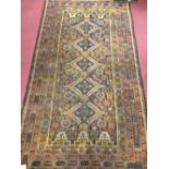 A Belouchi wool runner, 206 x 115cm