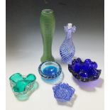 Glass, including a Pasabahce Turkish glass vase and Murano glass (6)