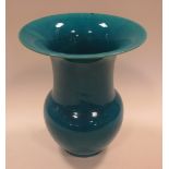 A 19th century Chinese turquoise vase, 27cm high