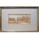 Butterworth, (English late 19th/early 20th century), riverbank scenes, watercolour, signed lower