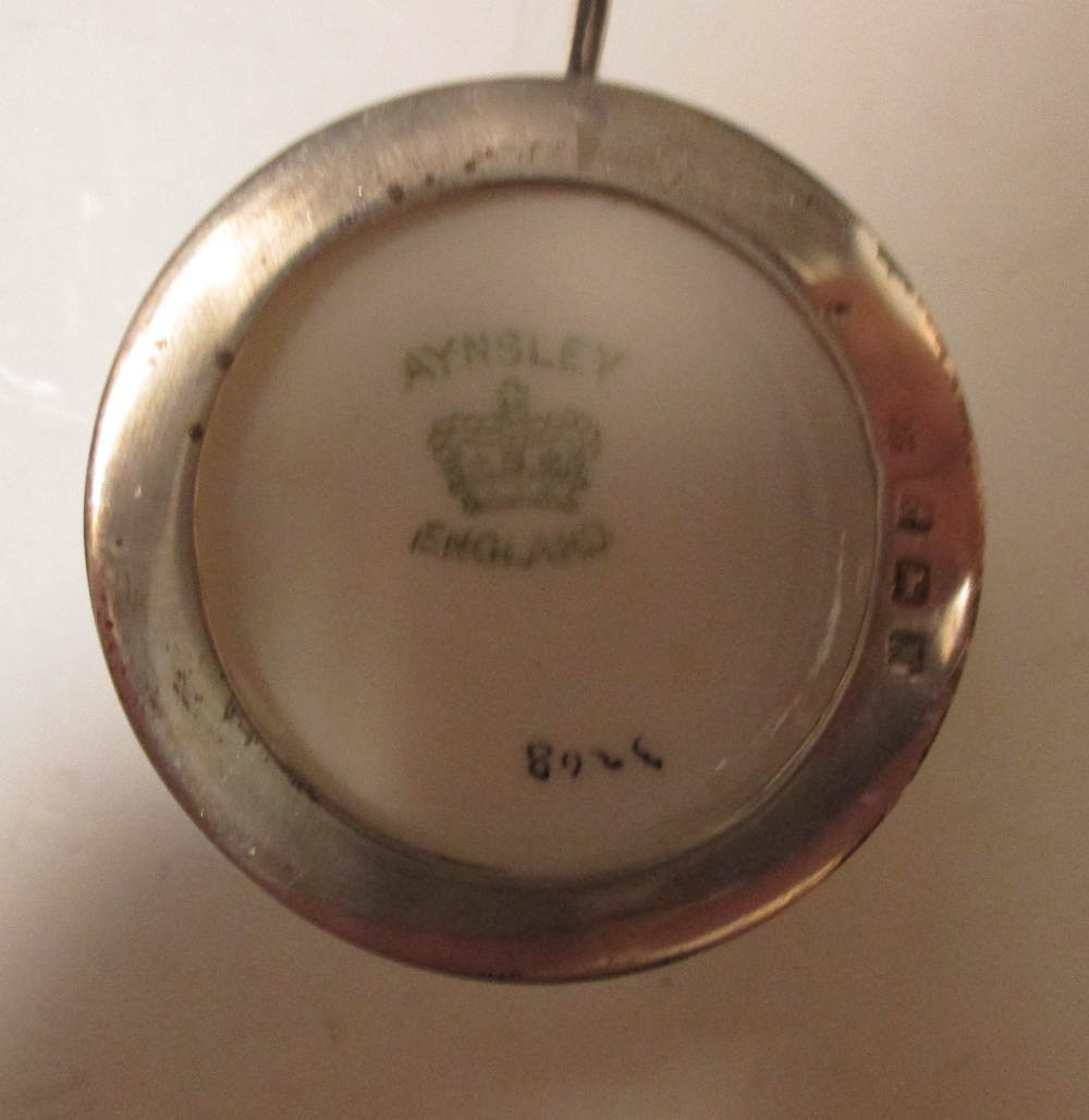 Silver mounted Ainsley coffee service, cased (incomplete) - Image 2 of 2