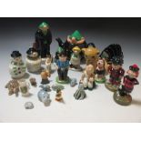 A collection of Wade figures such as Andy Cap, Dennis the Menance, Minnie the Minx, Whimsies etc