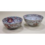 A Samson chinoiserie bowl and an Imari bowl