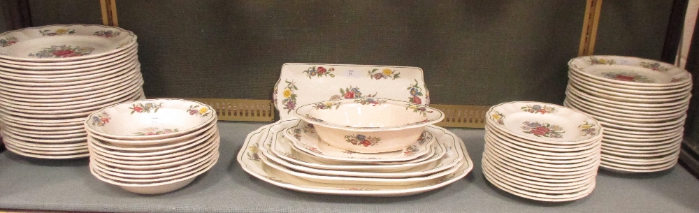 Miscelaneous ceramics, to include: a dinner service, small Meissen dish, blue and white wares and