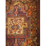 A Belouchi type wool rug, 360 x 130cm