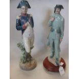 A Lladro porcelain figure of Napoleon by Salvador Furio, and another of a Spanish policeman, 6