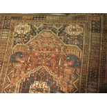 A Gashgai wool rug, 255 x 175cm