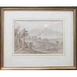 Amos Green (1755-1807), landscape, grey washes