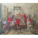 An aquatint by Francis Calcraft Turner 'The Toast', 'The Royal Foxhunters' (1838 from an 1837