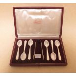 A Fortnum & Mason mother of pearl teaspoon set