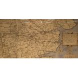 WITHDRAWN Kipps Map of Essex, 29 x 38cm