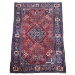A Joshaghan rug, 230 x 145cm (90 x 57in)