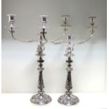 A pair of early 19th century Old Sheffield Plate candlesticks, probably by James Dixon & Sons, circa