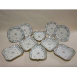 A Wedgwood porcelain part dessert service