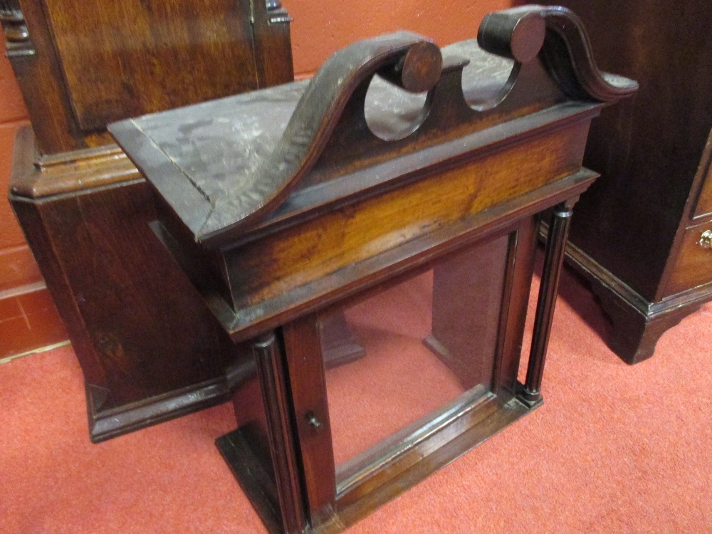 An 18th century mahogany eight day longcase clock with rocking ship automaton, the hood with - Image 11 of 16