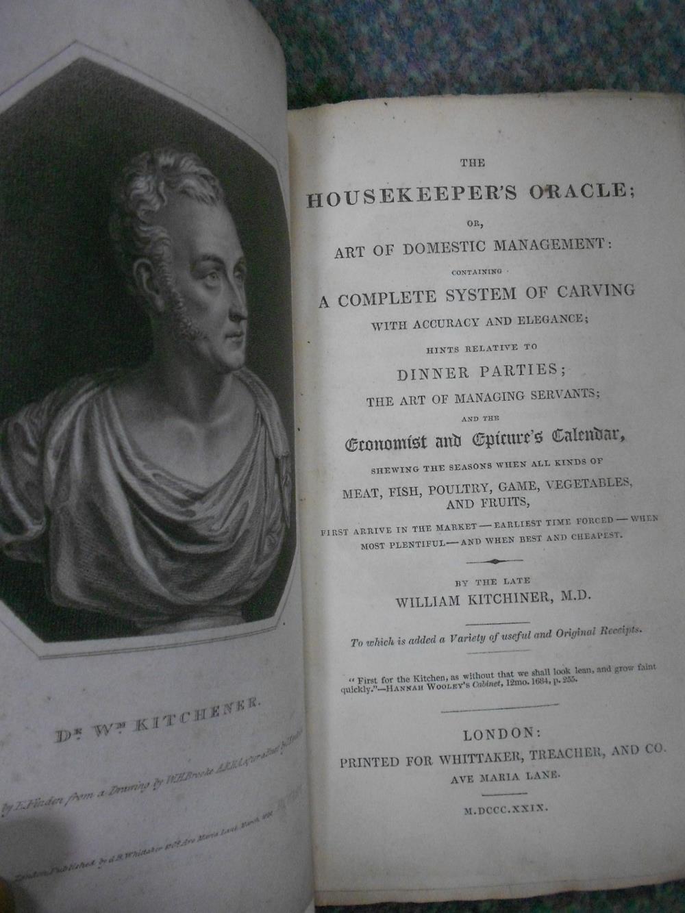 SIMPSON (John) A Complete System of Cookery, 1816, 8vo, light foxing to prelims, uncut, original - Image 5 of 7