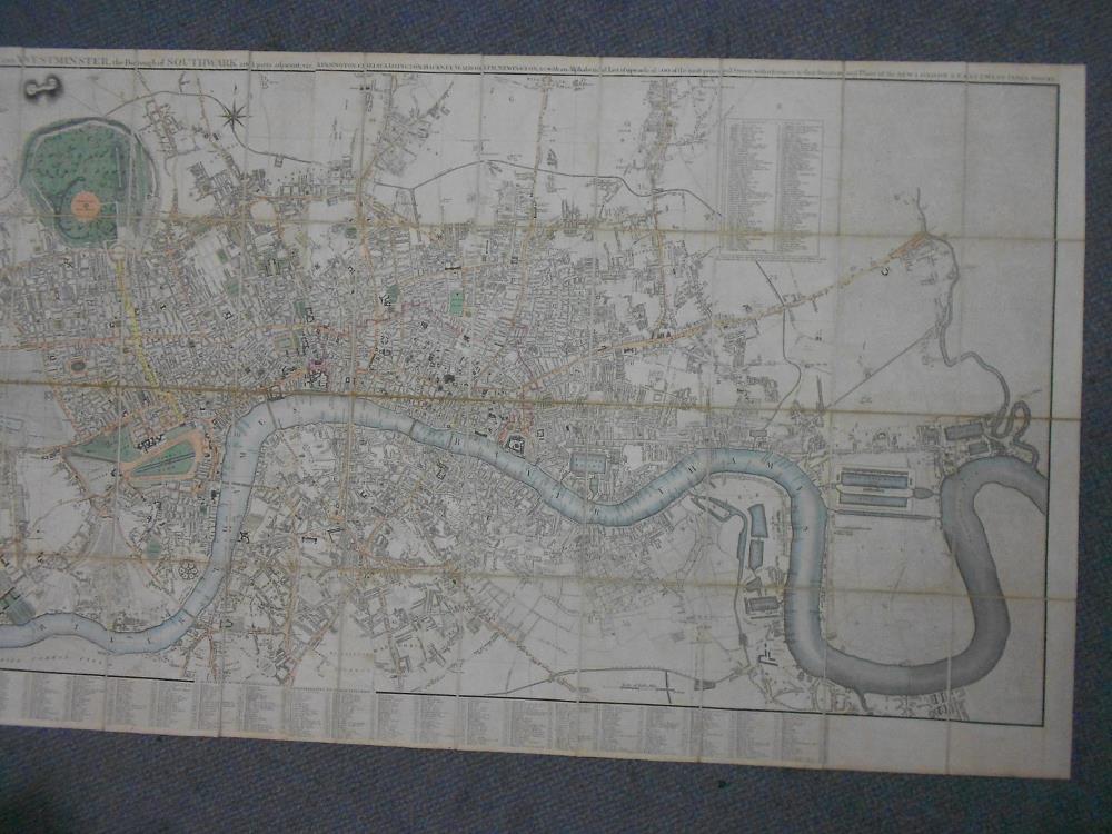 CARY (John) New and Accurate Plan of London and Westminster, the Borough of Southwark and parts - Image 4 of 5