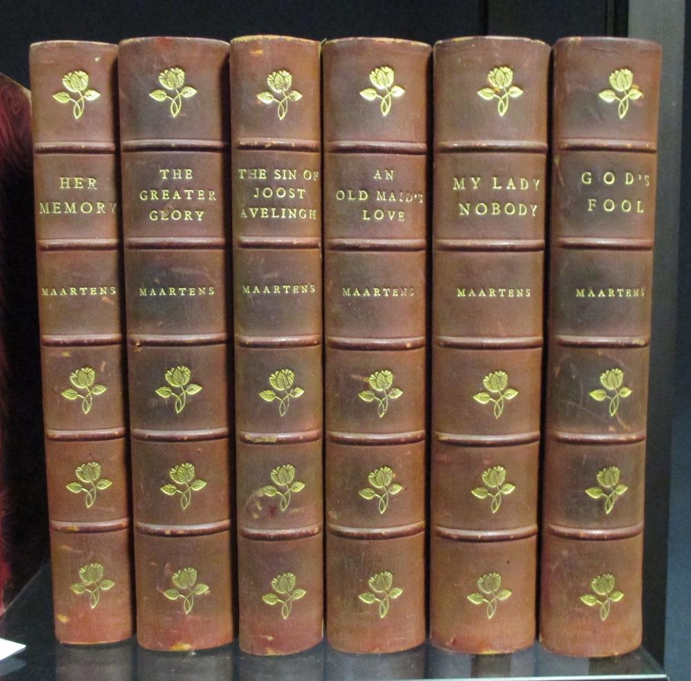 Bindings. ELIOT (G) Works, 7 vols. c.1900, 8vo, half calf; SHAKESPEARE Works, 12 vols. c.1900, - Image 8 of 10