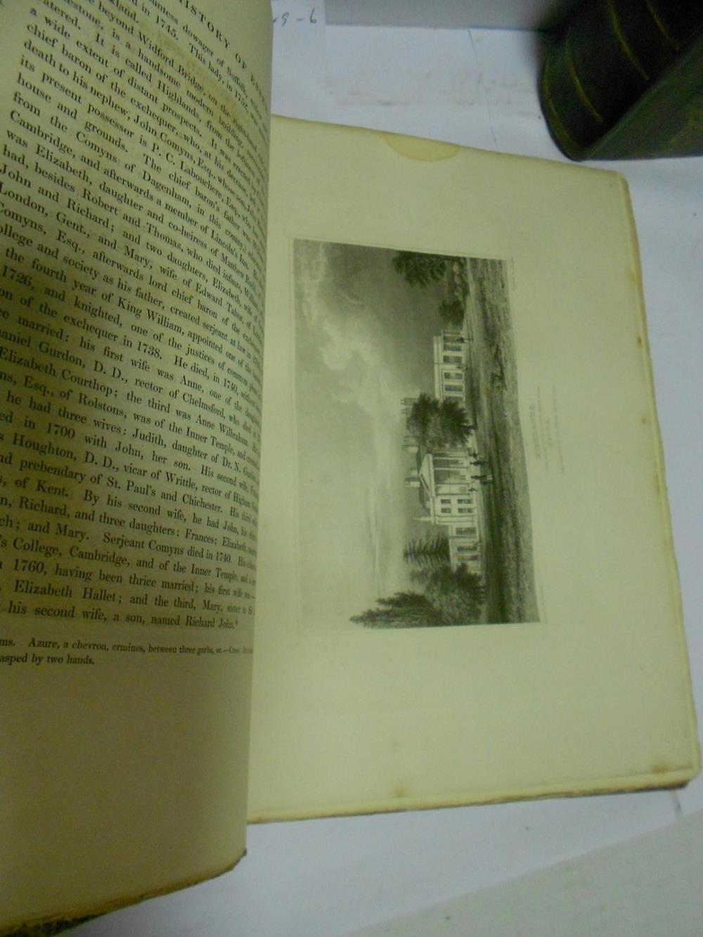 WITHDRAWN  MORANT (Philip) The History and Antiquities of Essex, 2 vols. Chelmsford 1816, folio, fol - Image 3 of 7