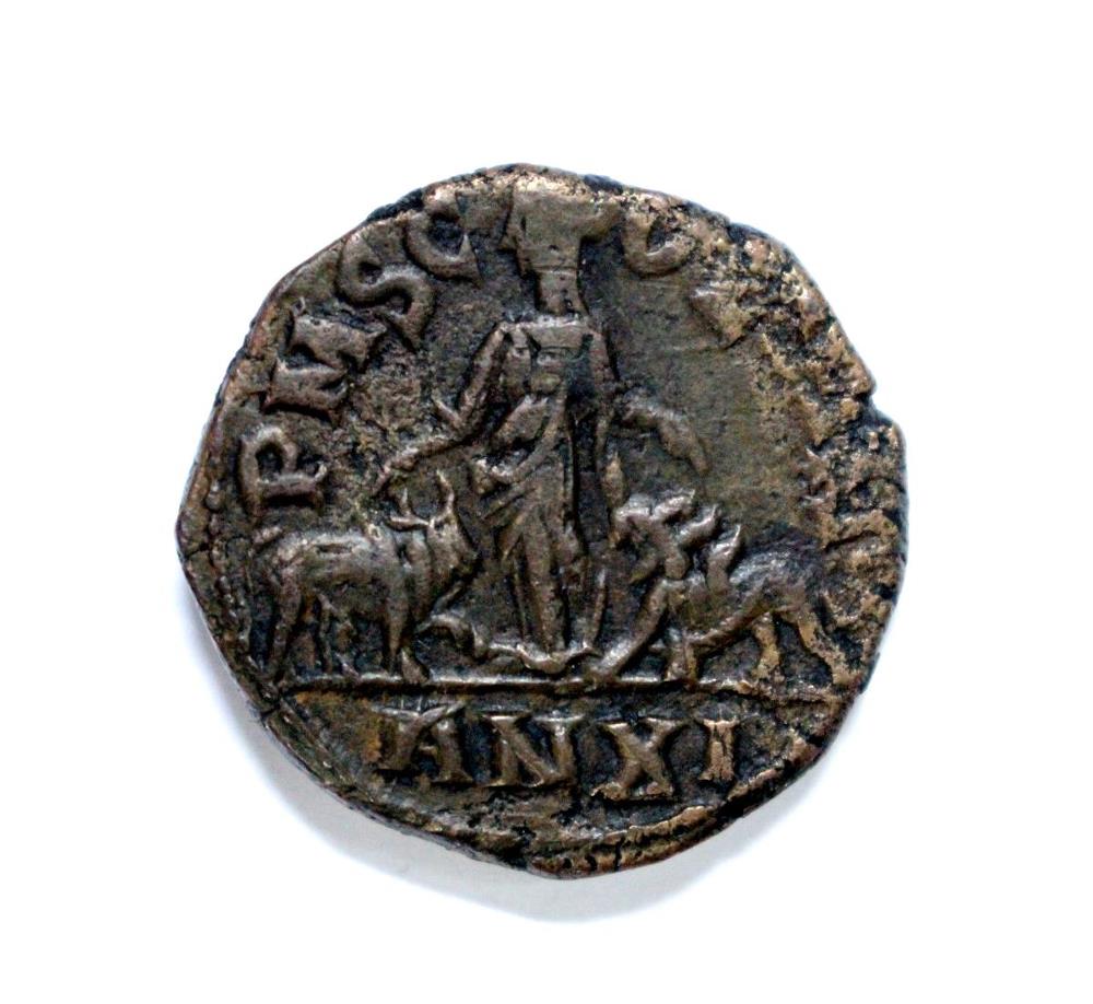 Trajan Decius (249-251AD) Sestertius, obverse laureate draped with legend IMP CAES C MES Q DECIUS PF