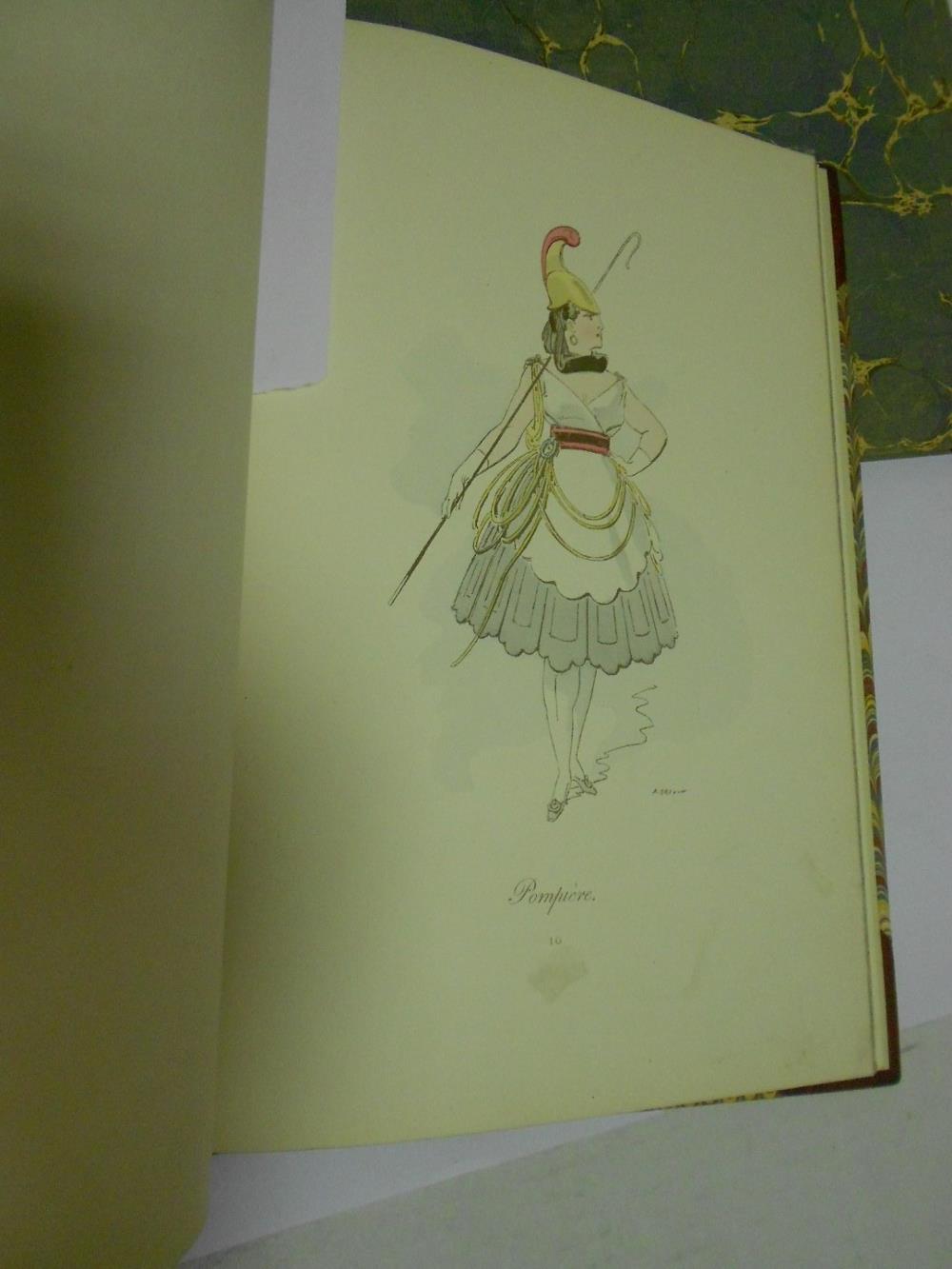 Costume plates. GREVIN (A) Costumes de Fantasie pour un Bal Travesti, Paris c.1880, 24 hand coloured - Image 3 of 8