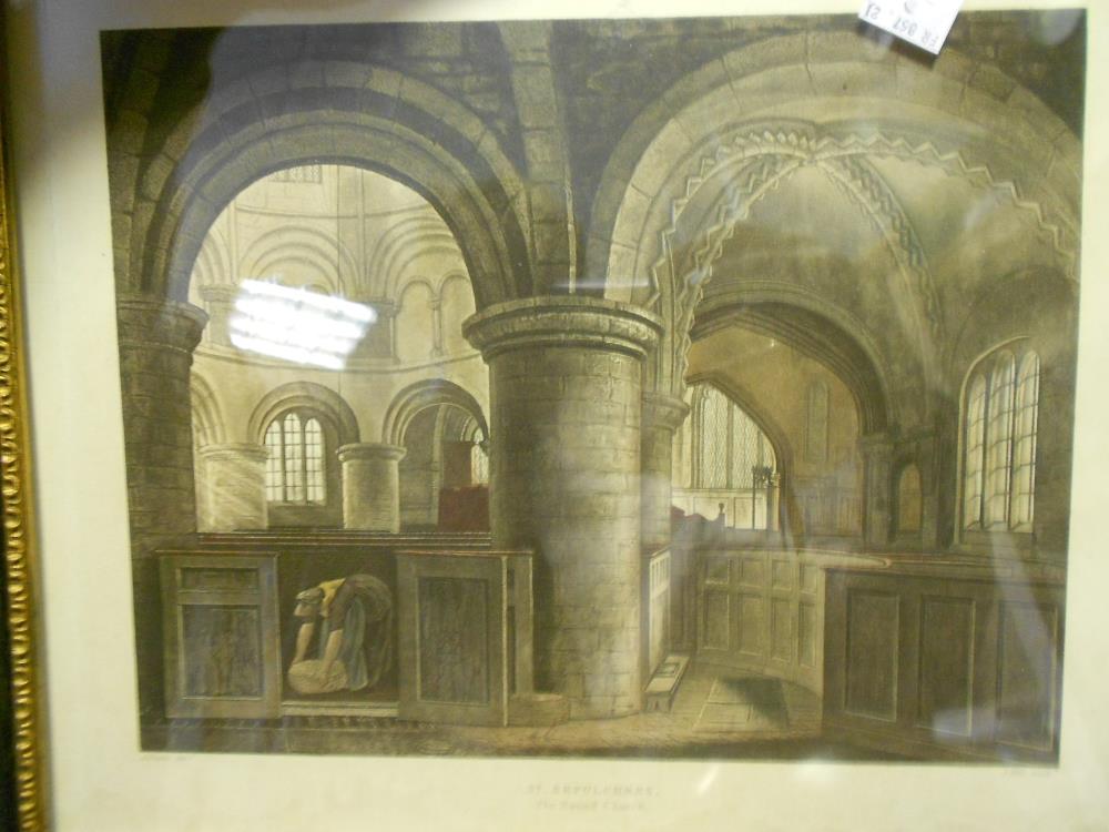 After David Loggan, View of Trinity Hall, engraving, 43 x 53cm (sheet, slight tears to centre fold); - Image 2 of 3