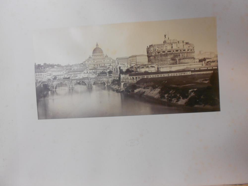 MACPHERSON (Robert, 1811-1872) Photographs of Rome, folio of sixteen mounted views with numbered - Image 3 of 4