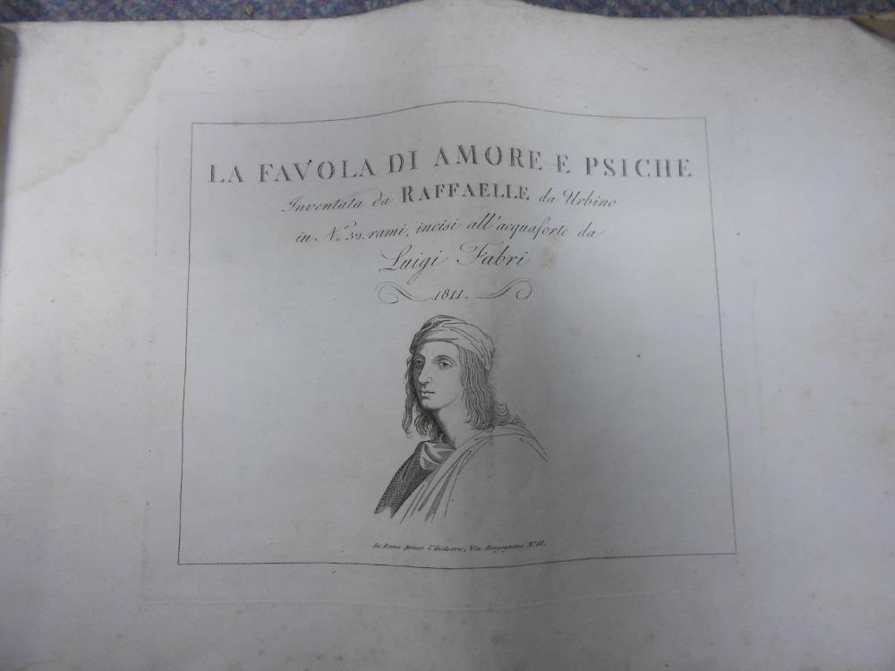 FABRI (Luigi) La Favola di Amore e Psiche, inventata da Raffaelle da Urbino, in 32 rami.., Rome - Image 2 of 4