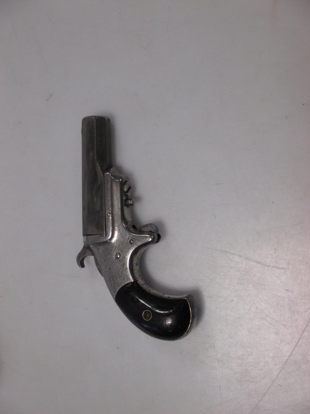 An XL Derringer pistol, rim fire, serial No 526 - Image 2 of 3