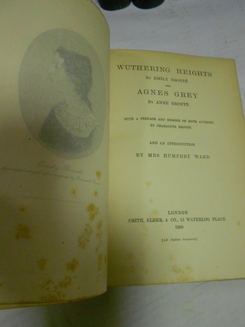 Bindings. BRONTE Sisters. Works, Haworth Edition in 7 vols., c. 1900, 8vo, illustrated, some foxing, - Image 4 of 4