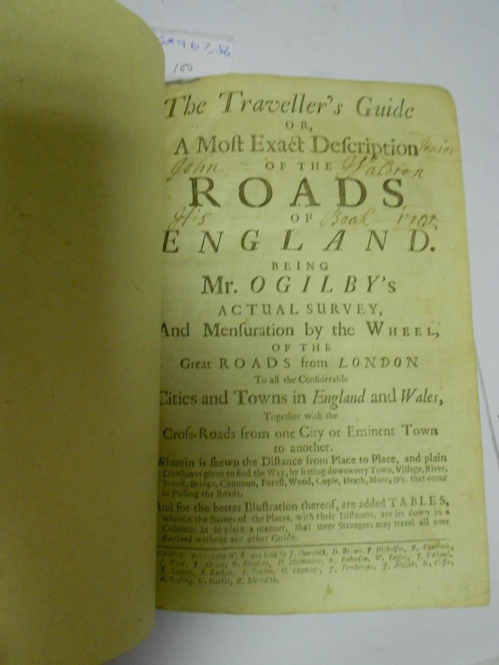 OGILBY (J) The Traveller's Guide: or A Most Exact description of the Roads of England. Being Mr - Image 3 of 4