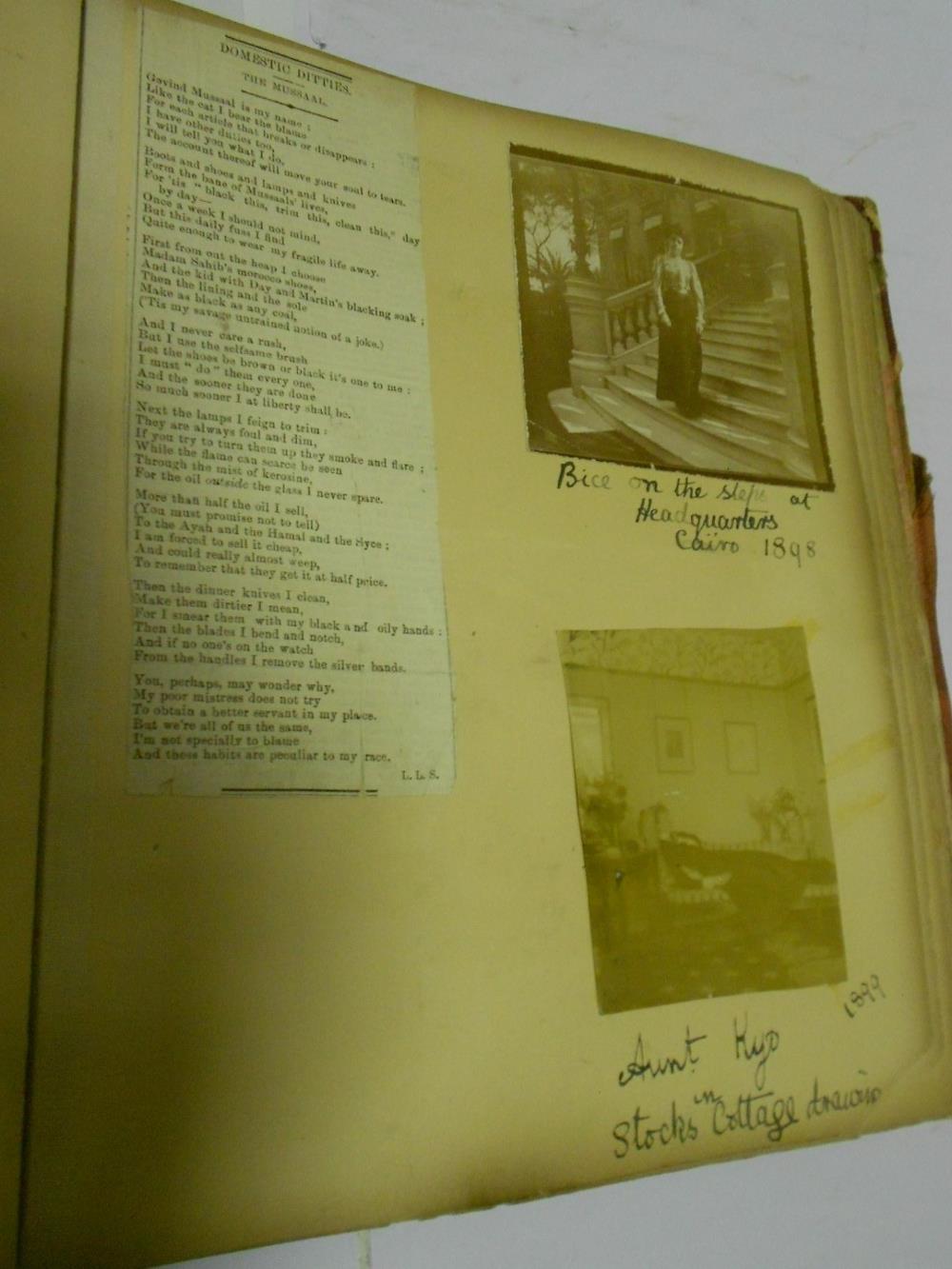 HUXLEY (Aldous) and others A Victorian scrap album formerly belonging to Lucy Lyttelton (daughter of - Image 4 of 5