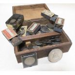 A quantity of 18th/19th century silver and copper coinage to include crowns, some US crowns etc (a