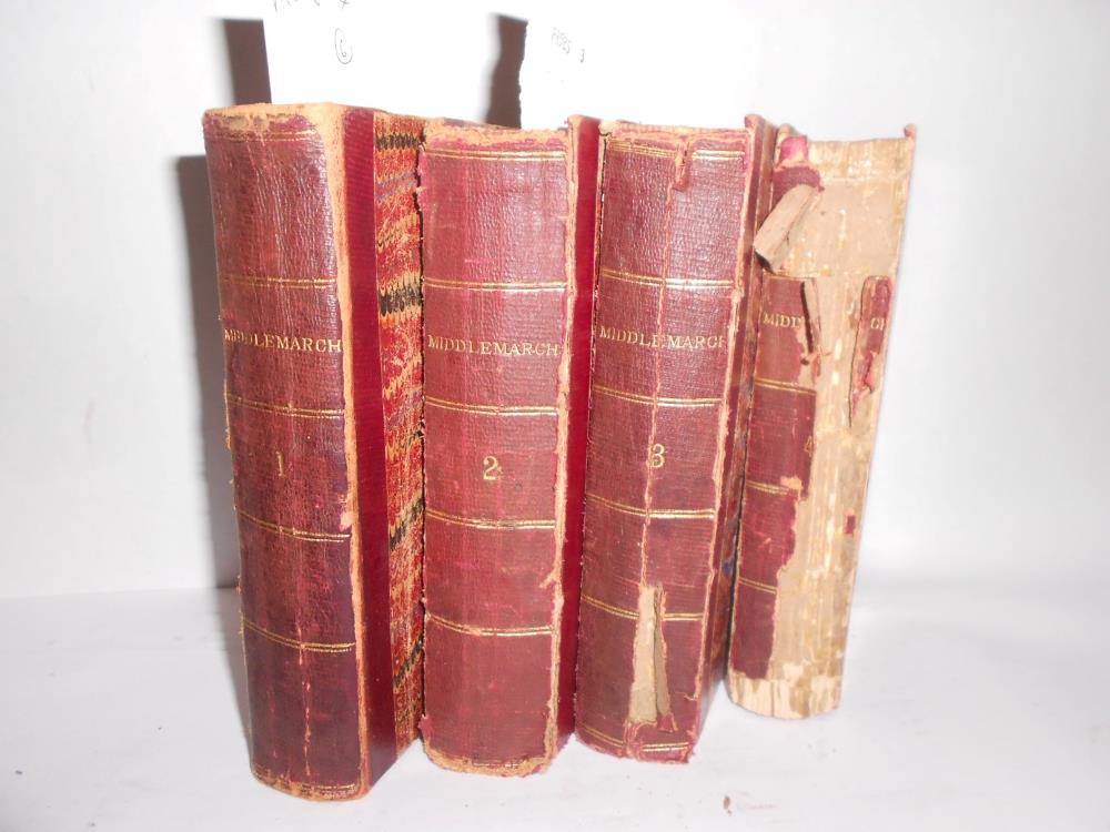 ELIOT (G) pseud. of Mary Ann EVANS Middlemarch. A Study of Provincial Life, 4 vol., first edition,