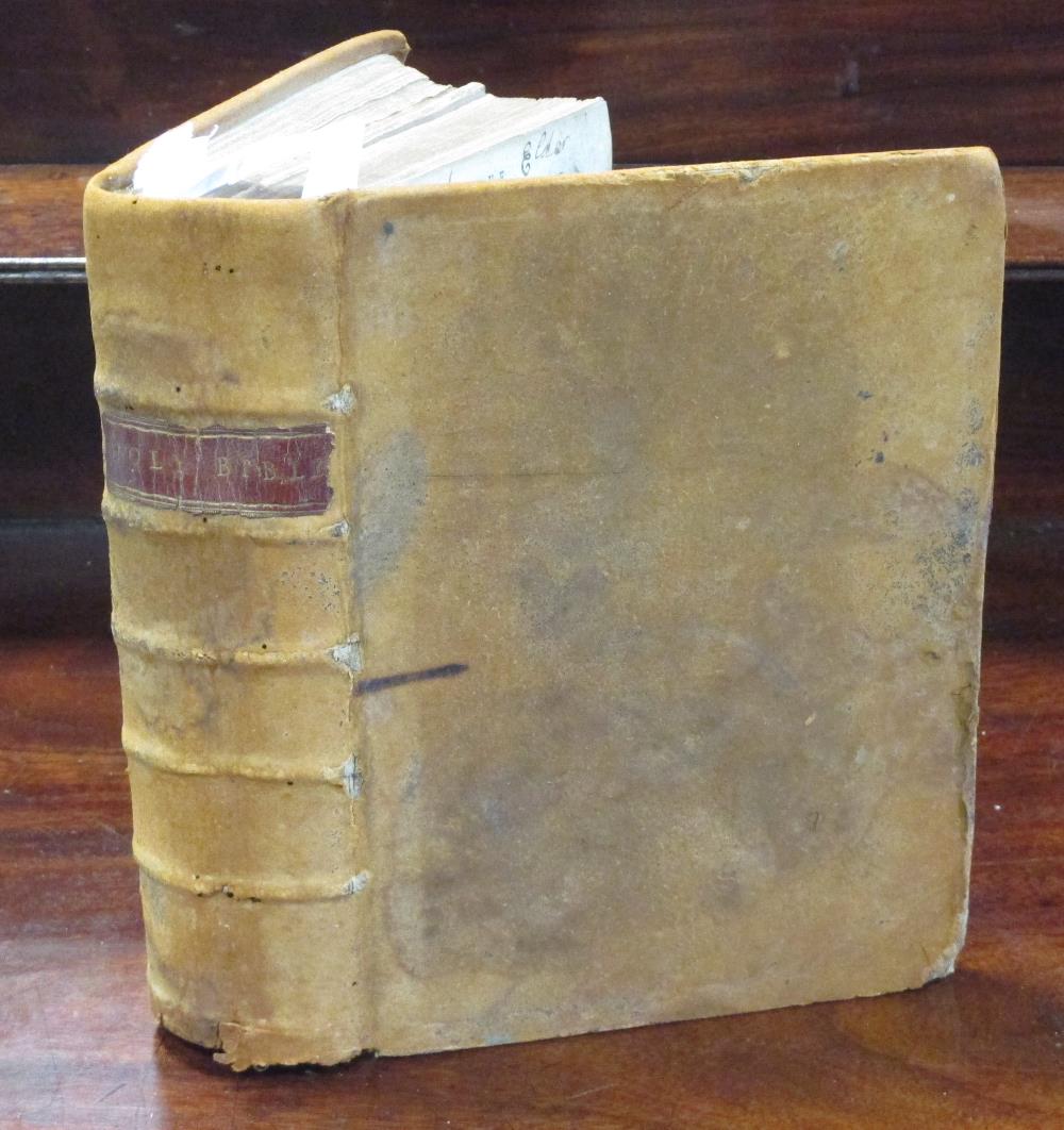 Bibles and Prayer Books. Oxford 1675, small 4to, incomplete; another for Robert Barker, London 1642, - Image 3 of 11