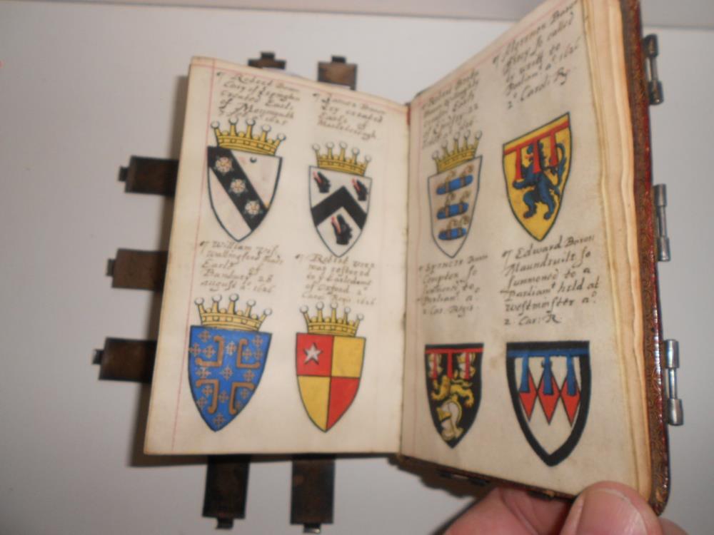 The Baronage of England since the Norman Conquest, 1627, small 8vo, fine manuscript book on vellum - Image 5 of 6