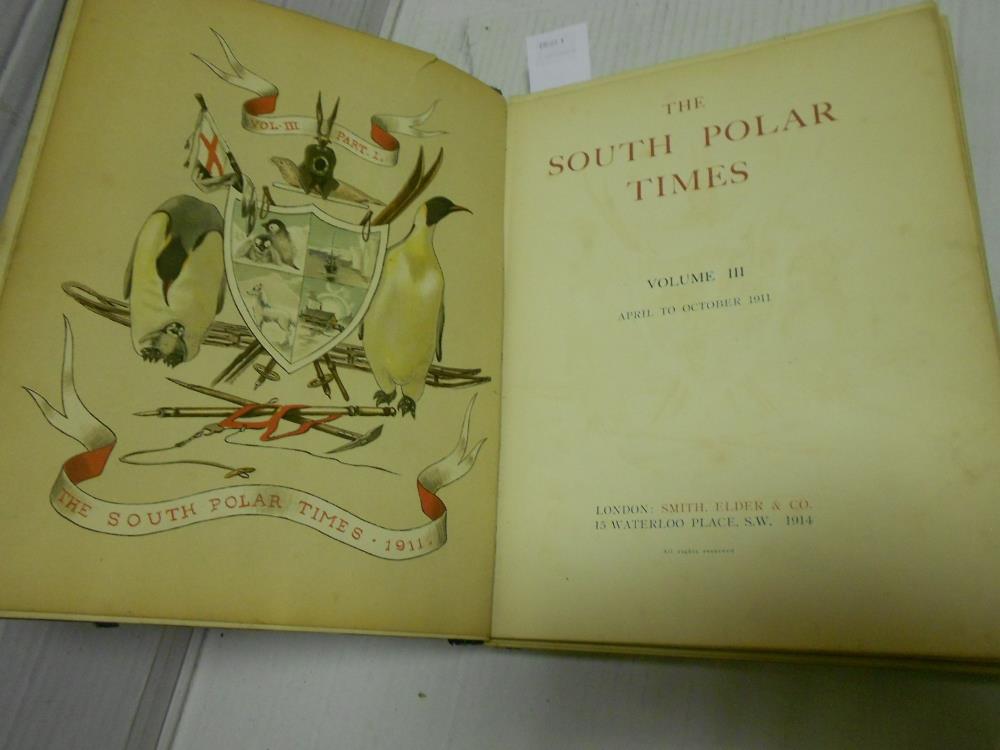 South Polar Times, vol. III only, 1914, edited by Apsley Cherry-Garrard, a 'presentation copy'