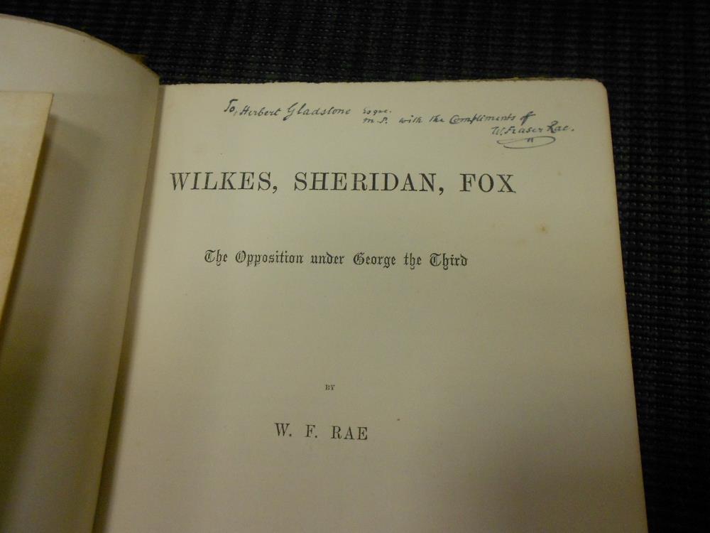 GLADSTONE (Herbert, MP) Collection of 12 vols. with his bookplate, another with Mary Gladstone's - Image 7 of 7