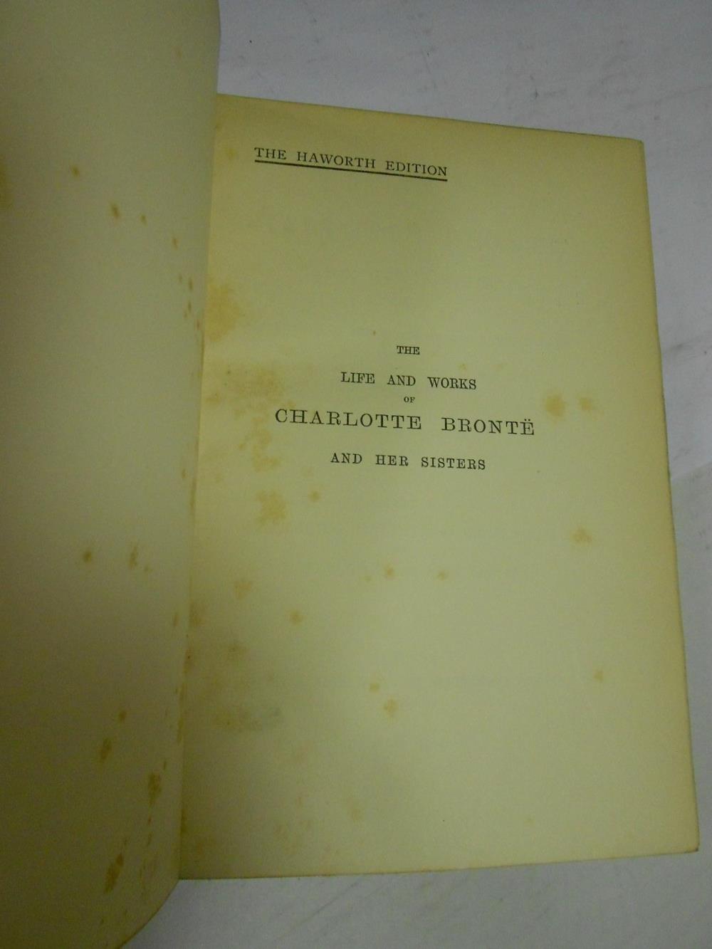 Bindings. BRONTE Sisters. Works, Haworth Edition in 7 vols., c. 1900, 8vo, illustrated, some foxing, - Image 3 of 4