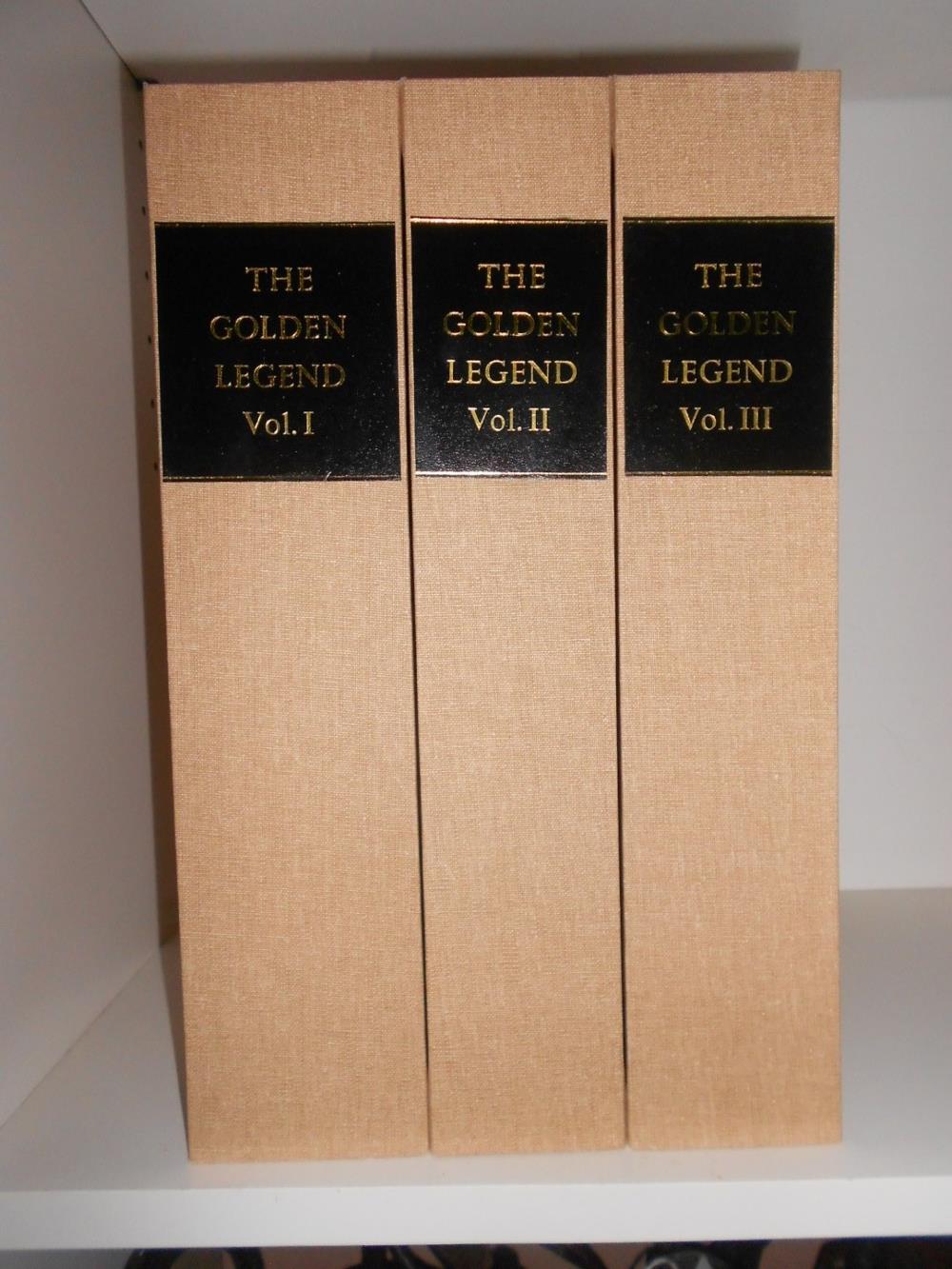 VORAGINE (Jacobus de) The Golden Legend, translated by William Caxton, 3 volumes, Kelmscott Press,