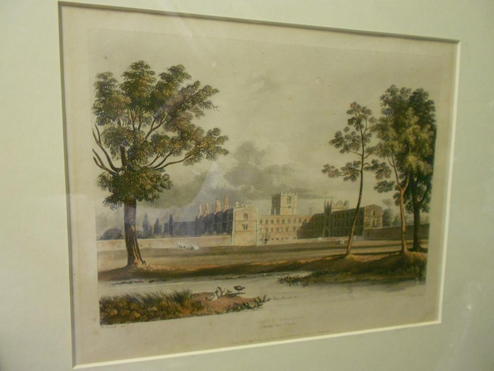 J. Stadler after A. Pugin, Four Cambridge College views published by Ackermann c.1815, St Peter's - Image 3 of 4