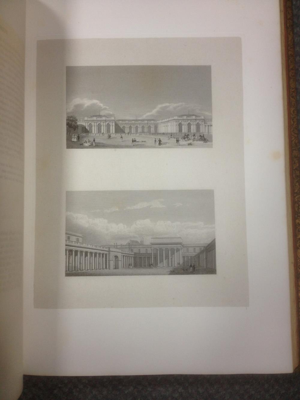 PUGIN & HEATH Paris and its Environs, 2 volumes London 1831, 4to, large paper edition, mounted India - Image 6 of 6