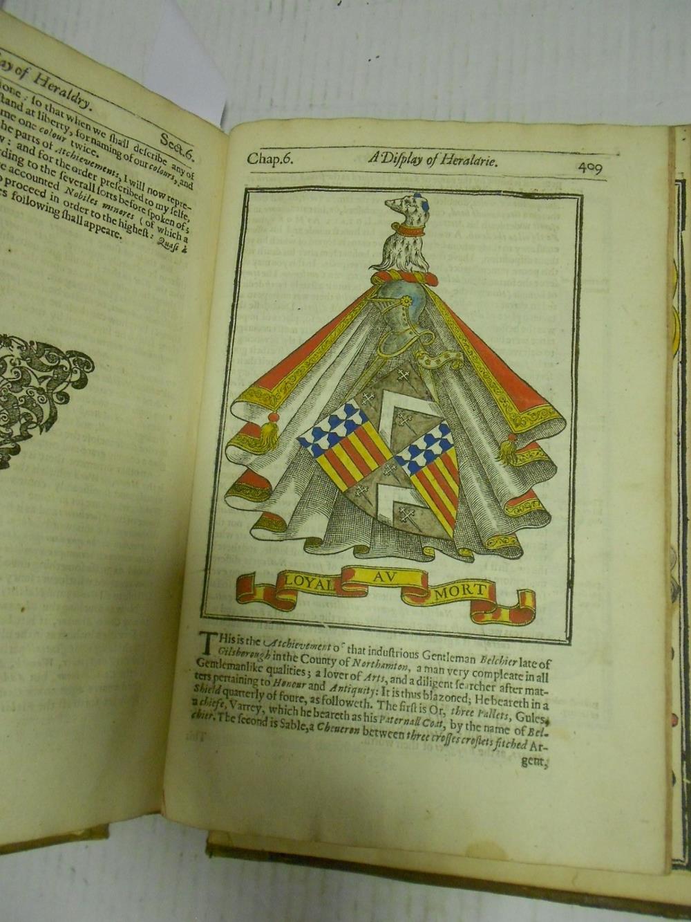 GUILLIM (John) A Display of Heraldrie... London: Jacob Blome, 1638, third edition, folio, numerous - Image 3 of 4