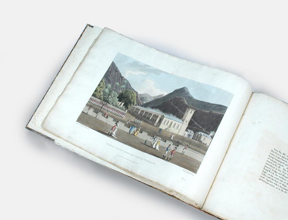 BELLASIS (George Hutchins) 'Six Views of Saint Helena, 1815', oblong folio, lacks title, with six