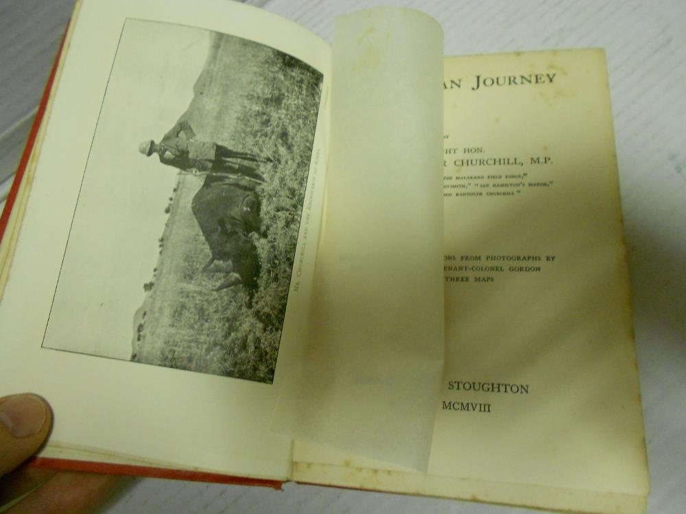 CHURCHILL (Winston Spencer) My African Journey, first edition, London 1908, plates and maps as - Image 2 of 4