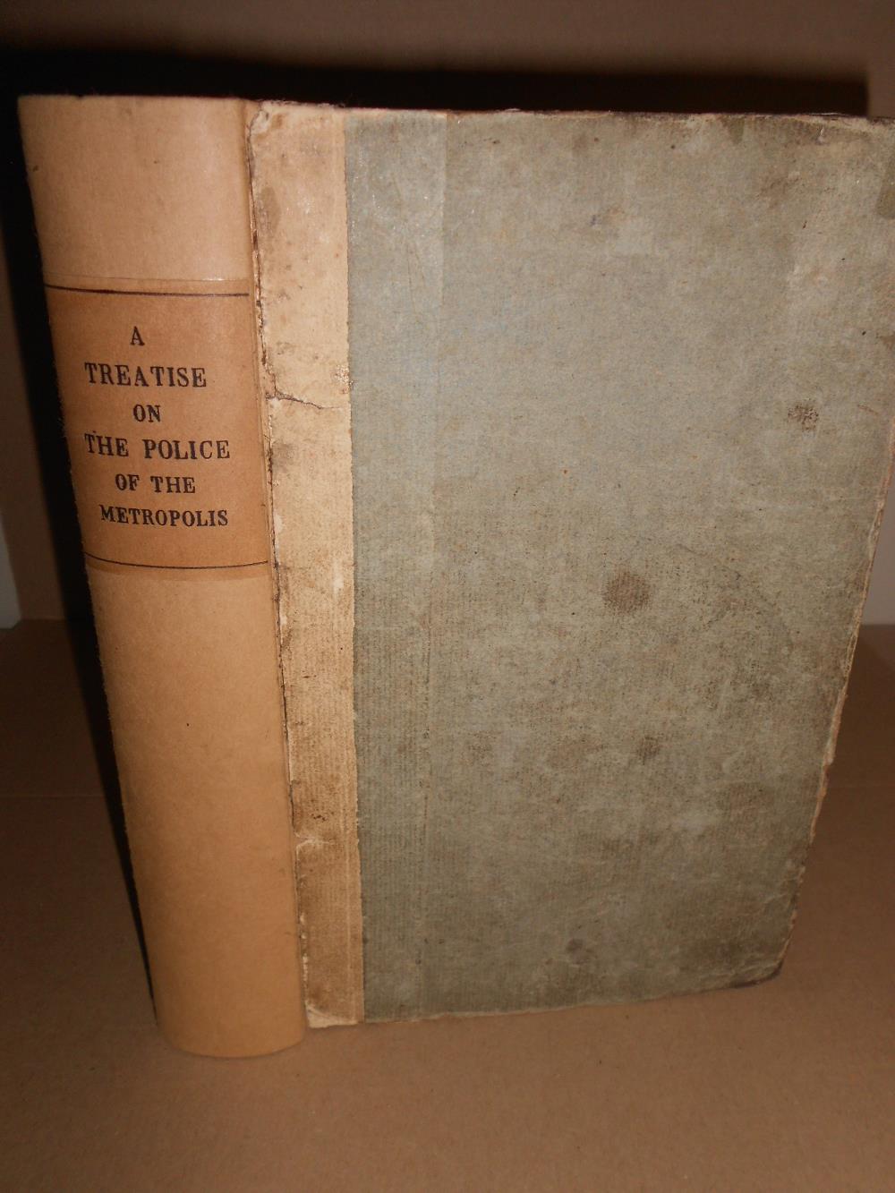 [Colquhoun, Patrick] A Treatise on the Police of the Metropolis, London: C. Dilly, 1797, fourth