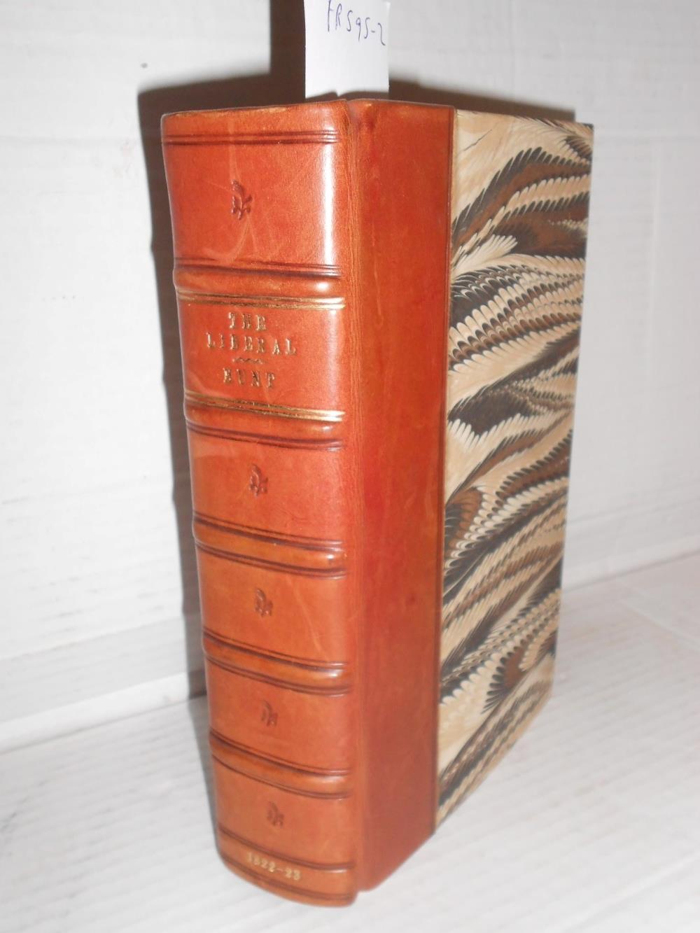 HUNT (Leigh) The Liberal, Verse and Prose from the South, 2 vol. in one, London 1822-23, 8vo,