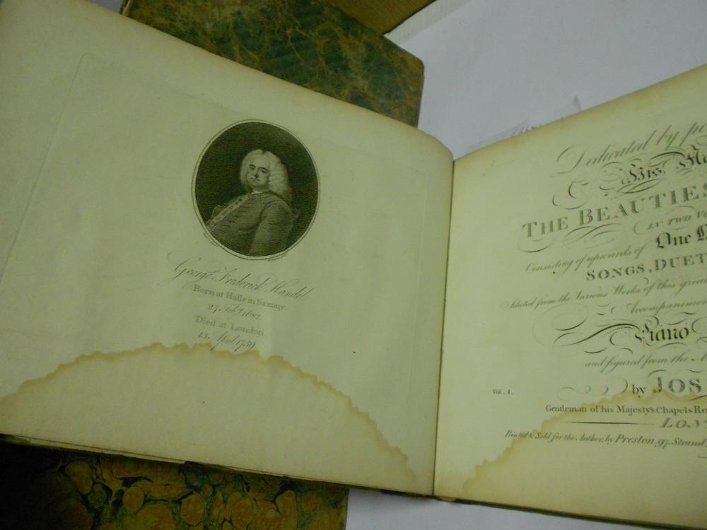 CORFE (J) The Beauties of Handel, 3 vol., London: for the author by Preston, no date, c.1800, oblong - Image 3 of 4